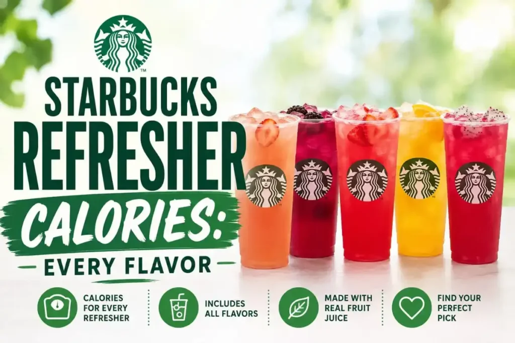 starbucks refresher calories